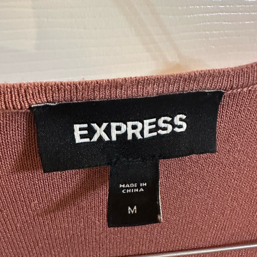 Express Women's Rust Jacket - Picture 6 of 6